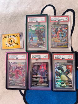 PSA Pokemon umbreon charizard Mewtwo gengar