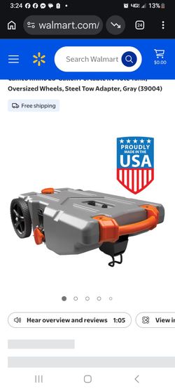 Camco Rhino 28-Gallon Portable RV Tote Tank