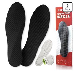 Carbon Fiber Insoles, Carbon Fiber Foot Plate 1 Pair Rigid Shoe Insert