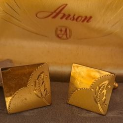 Anson 12karat Gold-Filled Antique Cuff Links