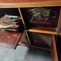 Antique Radio Cabinet/ Buffet 