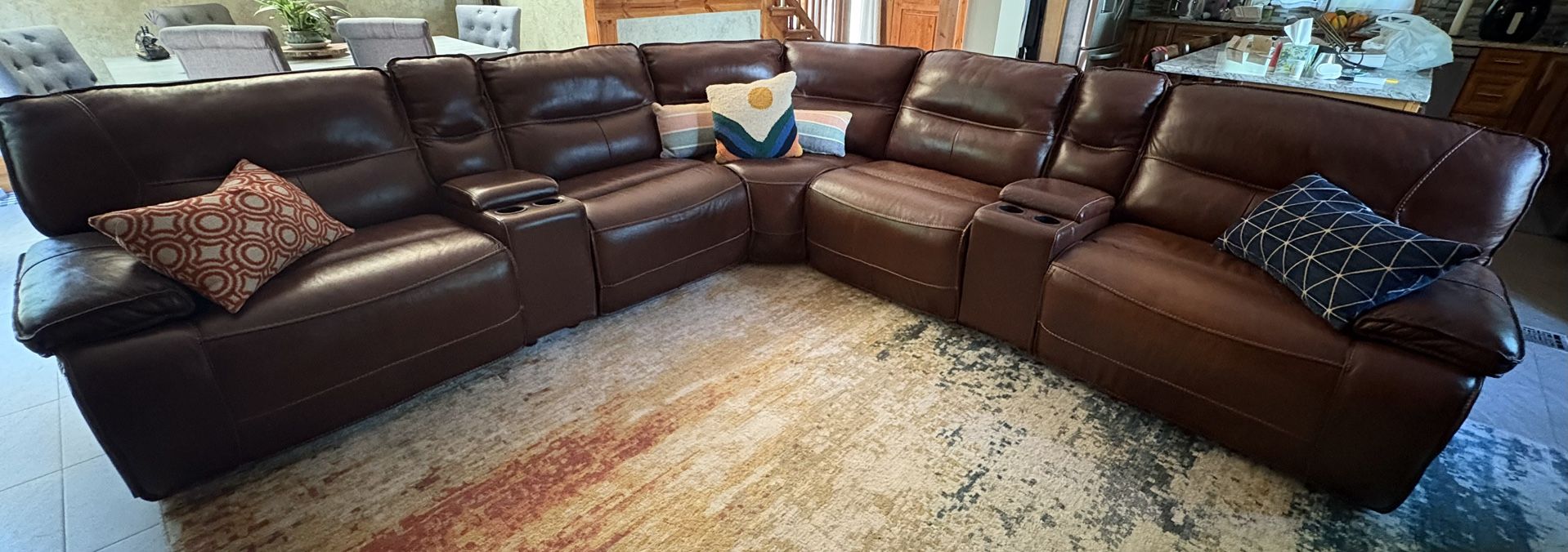 Leather Sectional For Sale - Less Than 5 Years