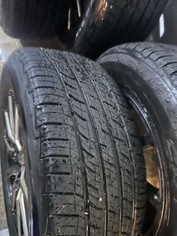 18” Black & Machined Rims + Lionhart Tires – Set of 4 – $650 OBO