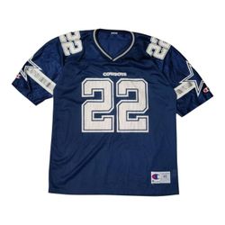 Vintage Dallas Cowboys Emmit Smith Football Jersey Champion Size Medium