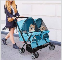 Foldable doggy stroller
