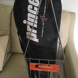 Tennis Rackets & Ball Hopper