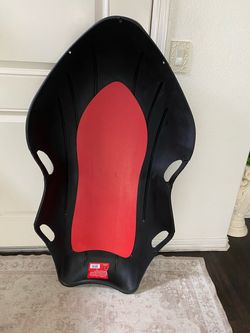 Large plastic snow sled