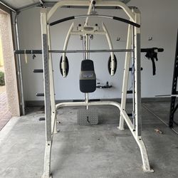 Smith machine rack + chest