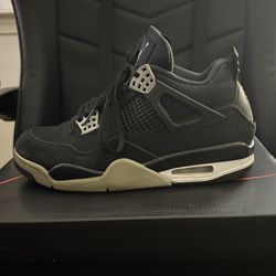 Jordan 4 Black Canvas