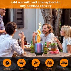 Portable 9 inch Table Top Fire Pit