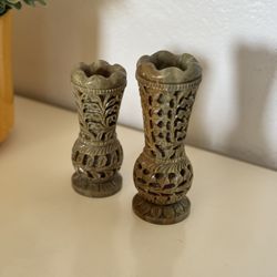 Handcrafted Flower Vase 6”-5” 