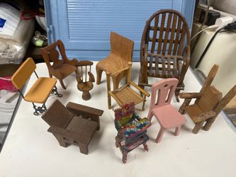 Miniature chair collection