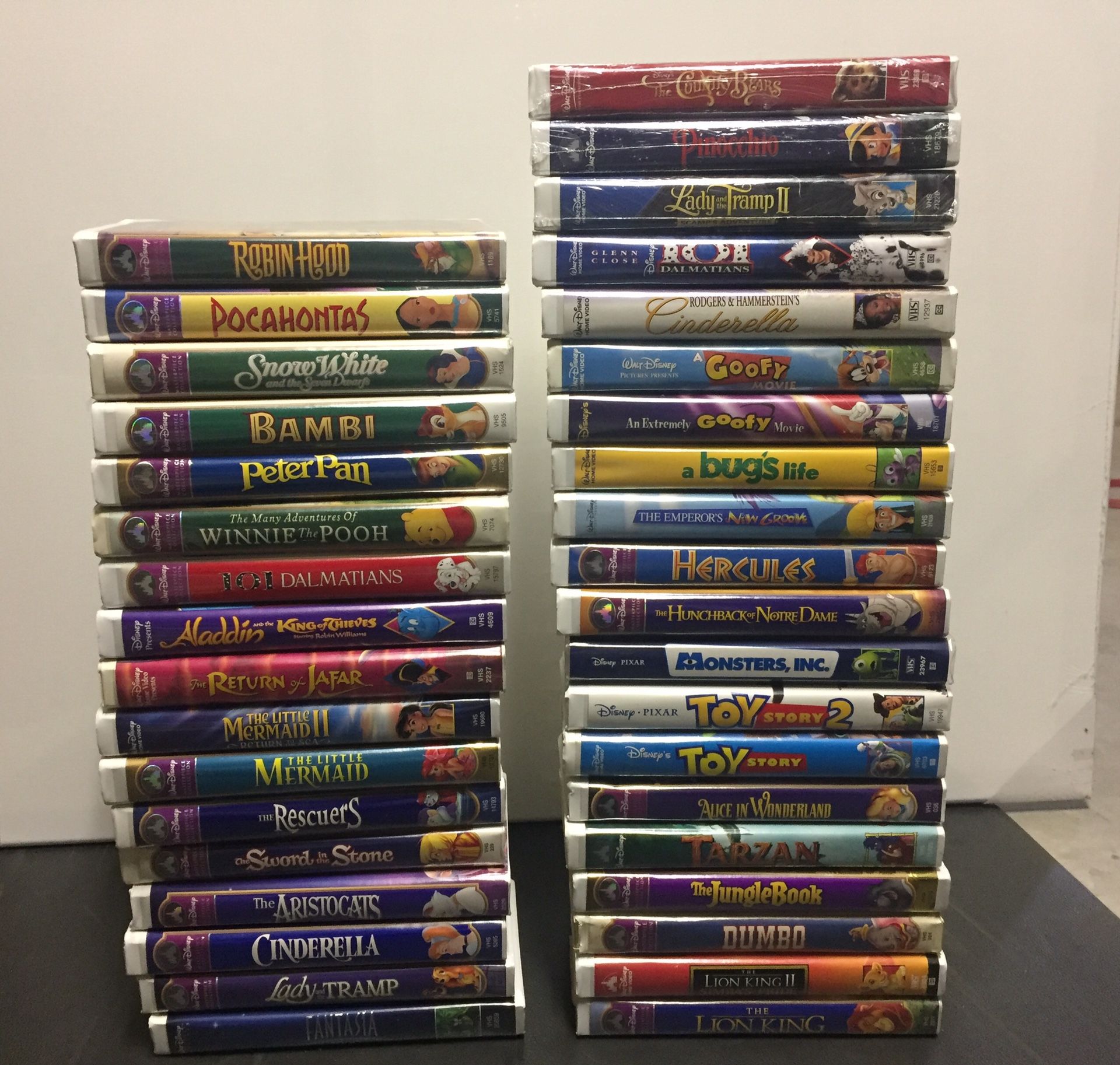 Disney VHS movies