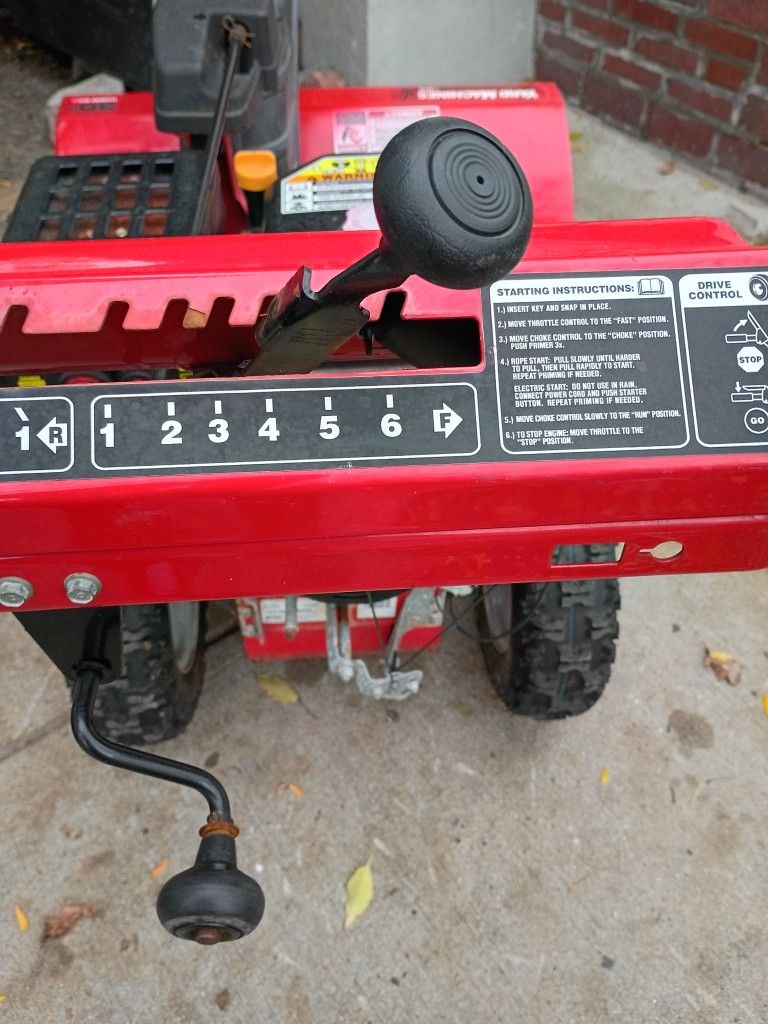 Yard Machine 10 Horsepower 30-inch Cut Snow Blower With Electric Start And Headlight