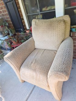Chair sofa yellow