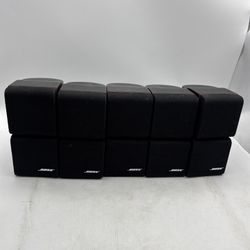 Bose 5x Redline Double Cube Speakers Lifestyle Acoustimass Black