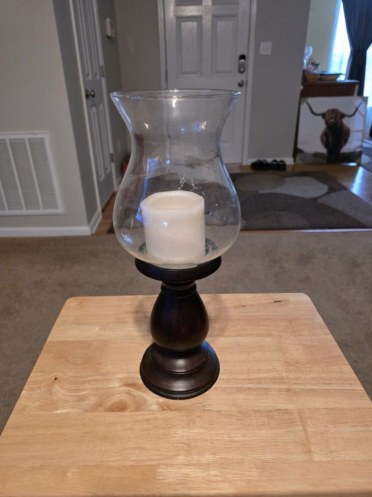 Candle Holder W/ Candle 