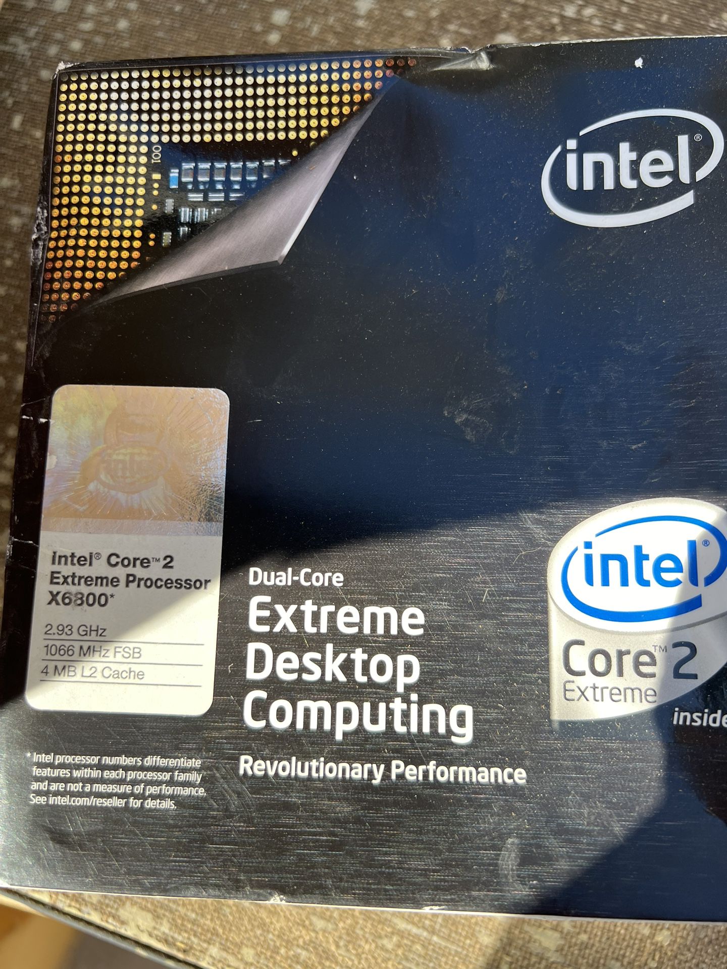 Dual Core Extreme Desktop Computing Intel Core 2  Processor  x6800 Never Used 
