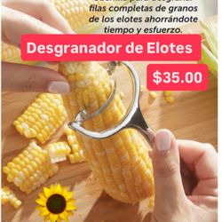 Desgranador Acero Inoxidable $35.00 Especial Con Cuchilla Para Rebanar Fácil Elotes Princess House Ventas Finales 