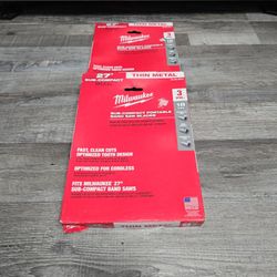 Milwaukee
27 in 18 TPI Sub Compact Steel Band Saw Blade (3-Pack) For M12 Bandsaw