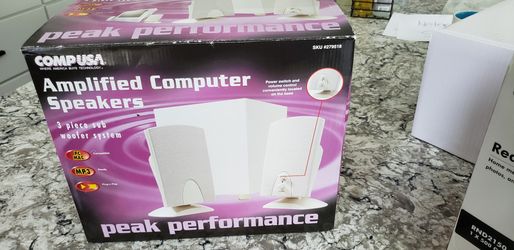Computer speakers with subwoofer