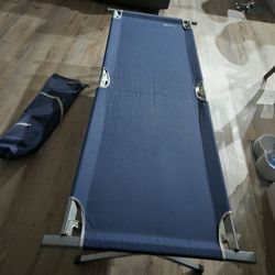 Blue Folding Camping Bed NTK