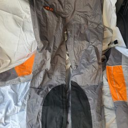 Harley Davidson HD PVC 2 Pc Rain Suit Jacket Pants Men's XL Reflective