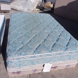Full Double Pillowtop Mattress And Box 