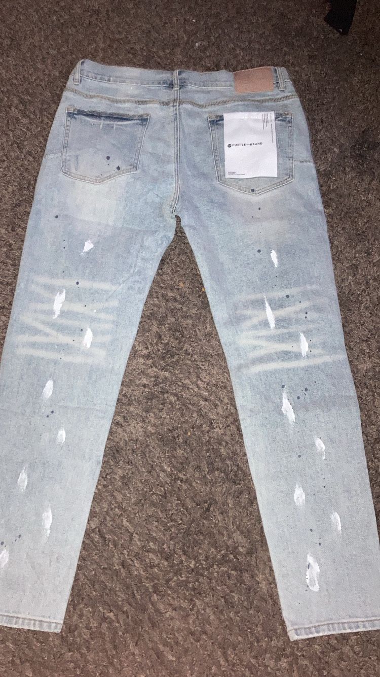 Purple Jeans No Front Tag