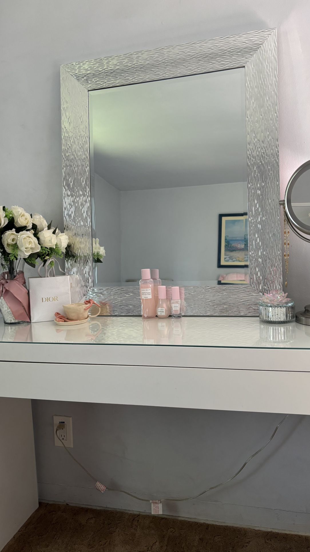 IKEA White Vanity Desk