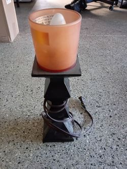 Electric Candle Warmer Lamp with Glass Shade