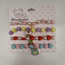 rilakkuma and friends bracelets