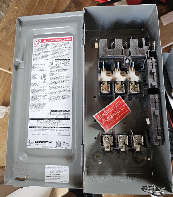 Square D H361 Enclosure