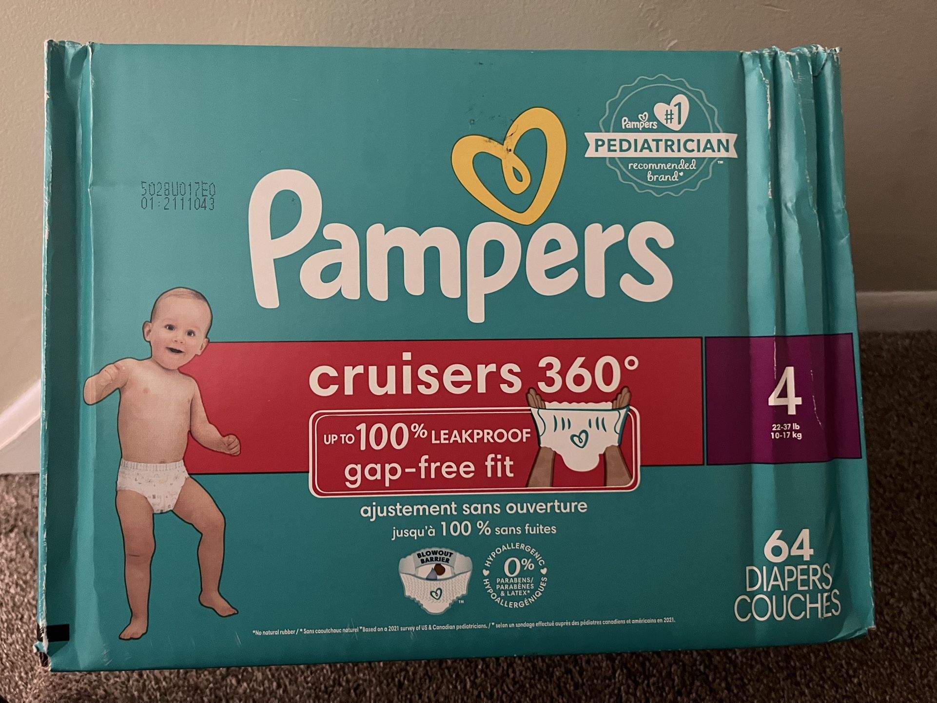 Pampers cruisers 64 Count Size 4