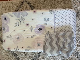 Baby Girl Nursery Bundle – Boppy, Halo Swaddle, Play Mat & Bedding