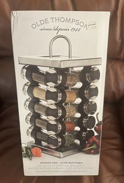 Olde Thompson 20 Jar Carousel Spice Rack 