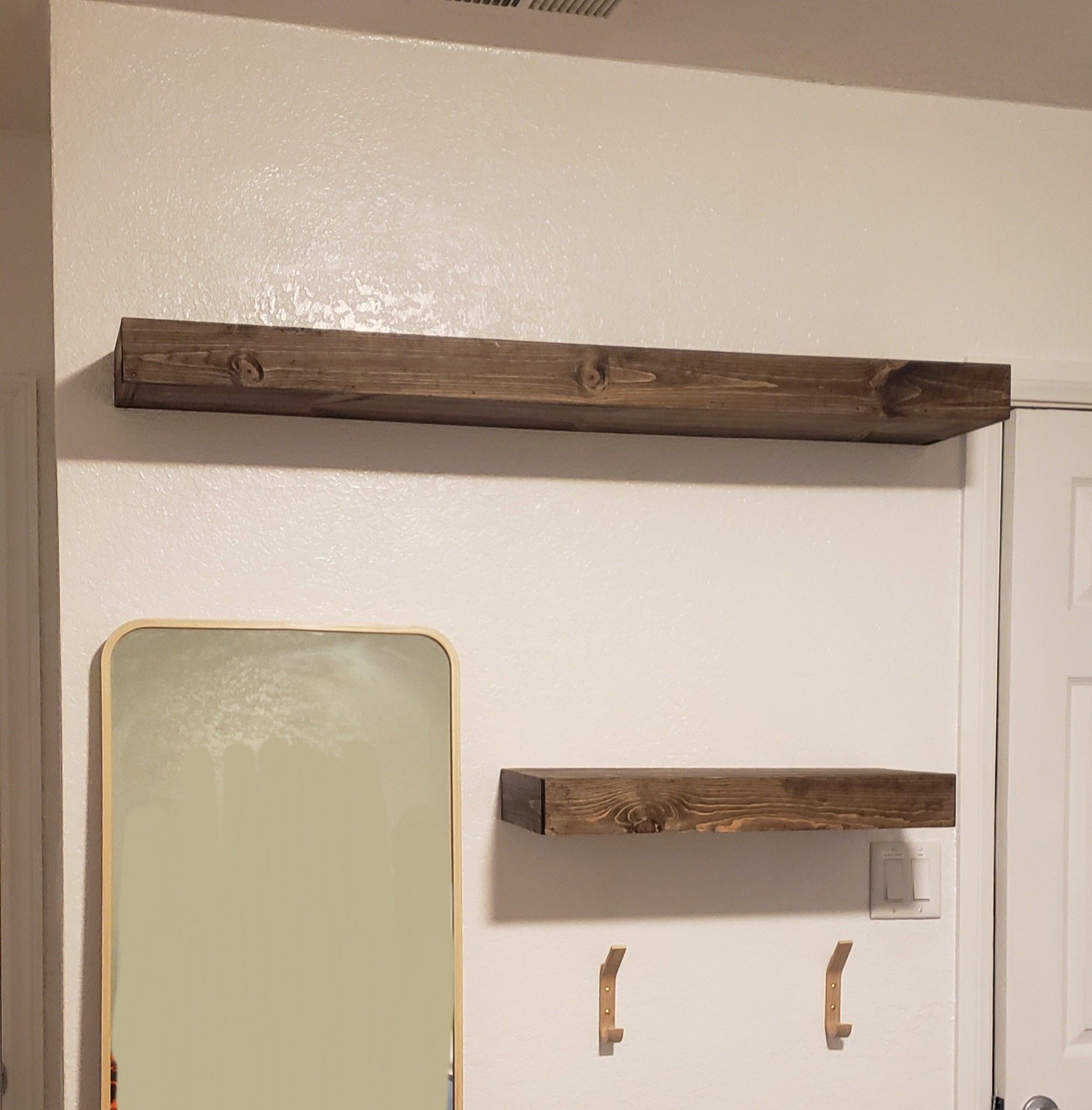 Floating shelves