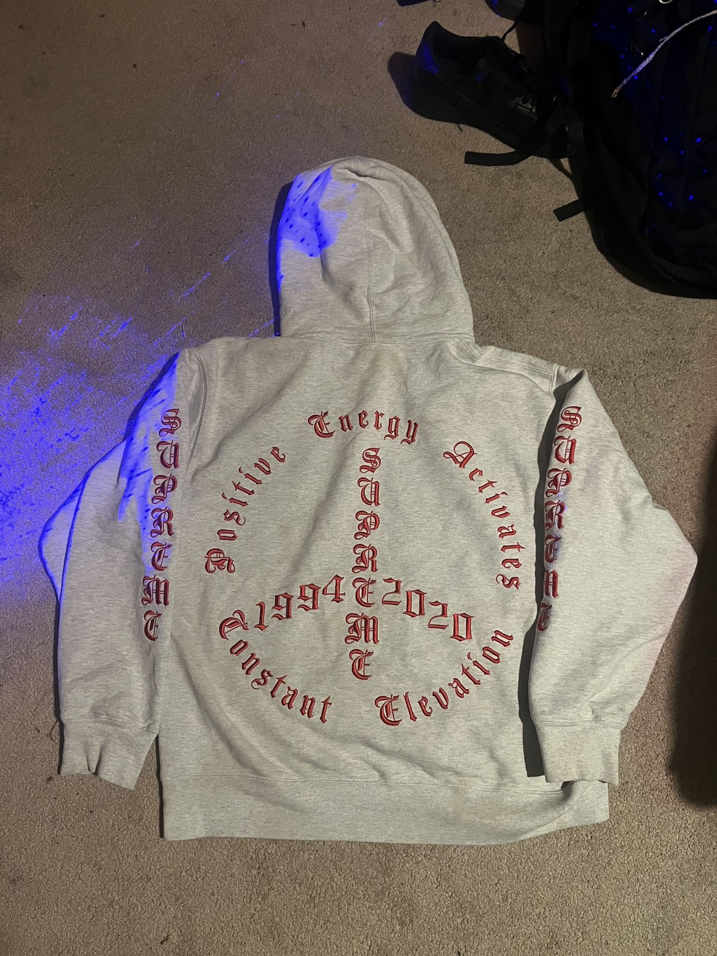 supreme peace hoodie