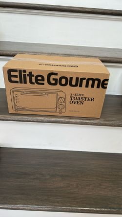 elite gourmet 2 slice toaster oven eto236