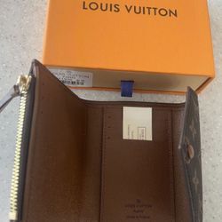 women mini brown cow leather wallet