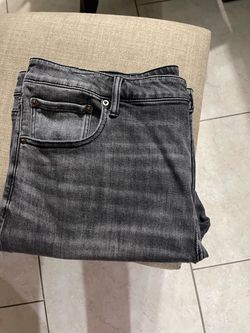 Jeans -,Dark Gray Washed Denim Jeans