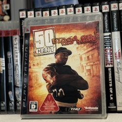 COMPLETE JAPAN IMPORT WITH TROHIES 50cent BLOOD ON THE SAND PS3