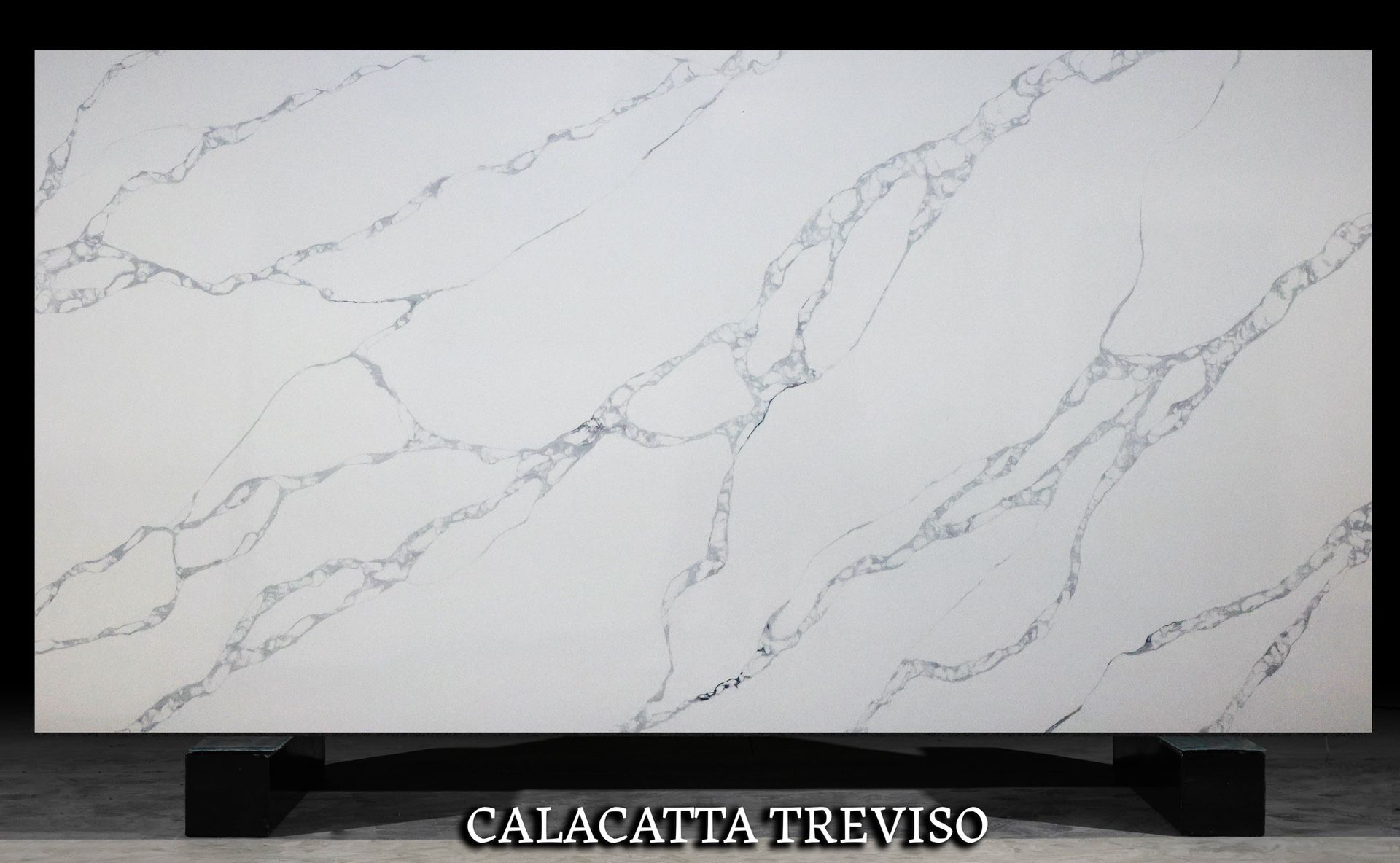 CALACATTA QUARTZ JUMBO SLABS TREVISO 127X64 2CM FOR KITCHEN COUNTERTOPS