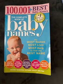 The Complete Book of Baby Names by Lesley Bolton