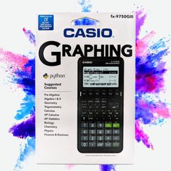Casio FX Graphing Calculator 
With Natural Textbook Display™ and an intuitive icon menu, students will find the fx-9750GIII