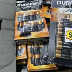 DURACELL BATTERIES ALL TYPES