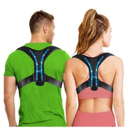 Back Posture Corrector for Women & Men - Powerful Magic Stickers Adjustable Clavicle Back Brace - Providing Pain Relief From Neck, Back and Shoulder(