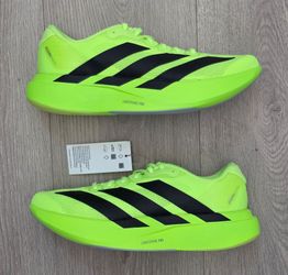 adidas Adizero EVO SL Road Running Shoes Lime JR5839 Women's Sizes NWT MSRP $150