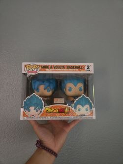 Goku & vegeta (baseball) funko pop