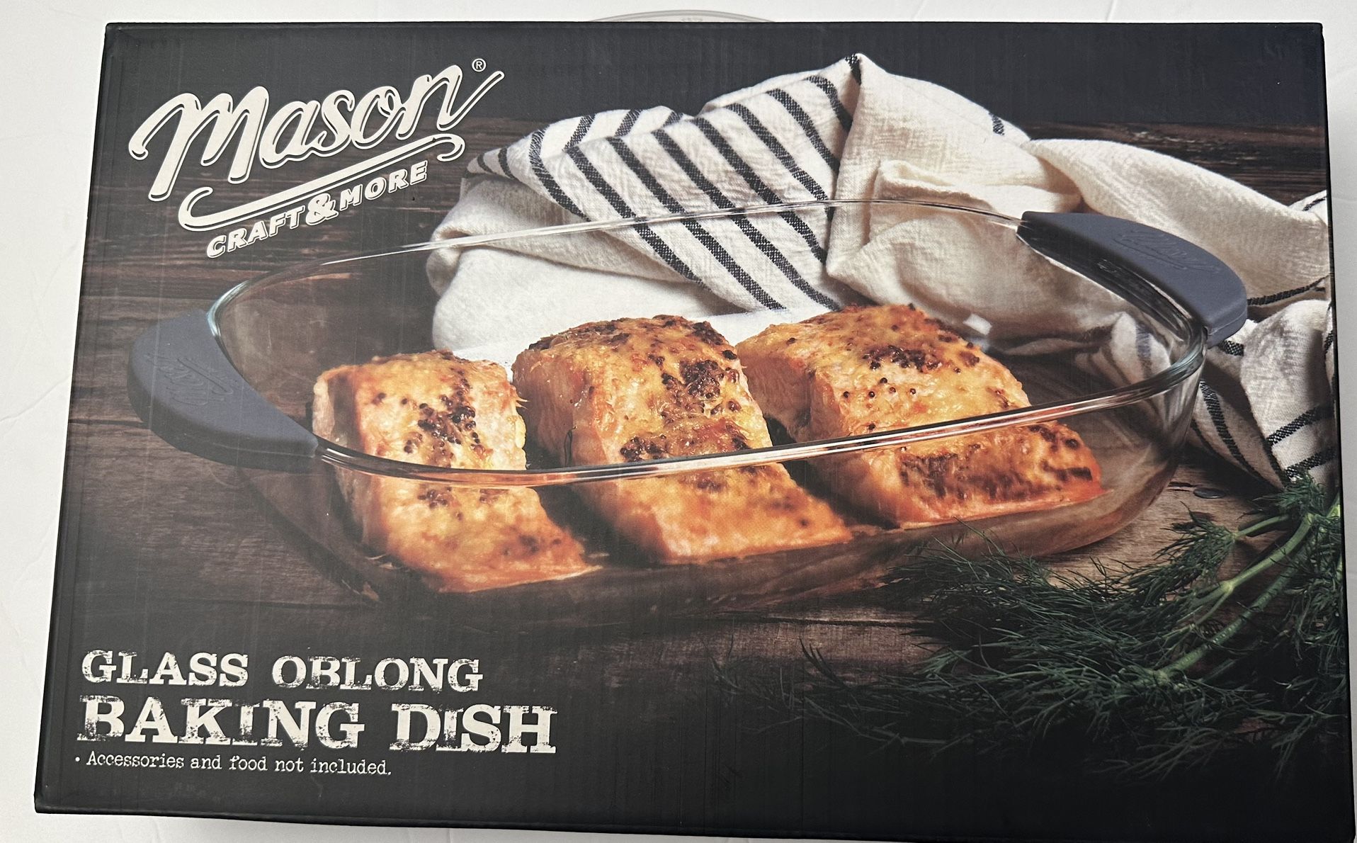Mason Glass Oblong Baking Dish(new)